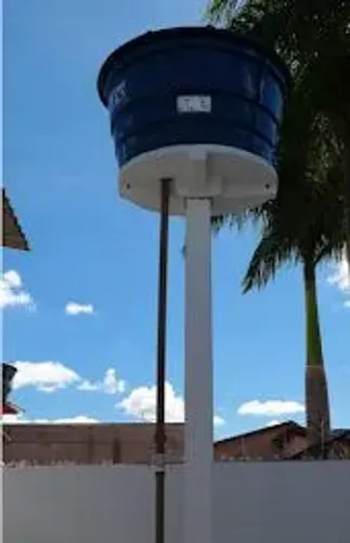 Estrutura em pré moldado para caixa d água