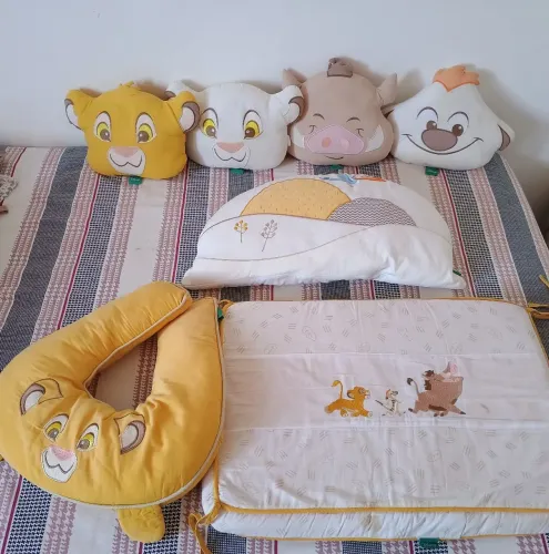Kit Almofadas e Trocador Simba