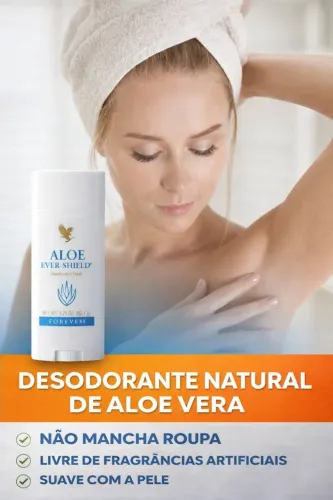 Desodorante sem alumínio 