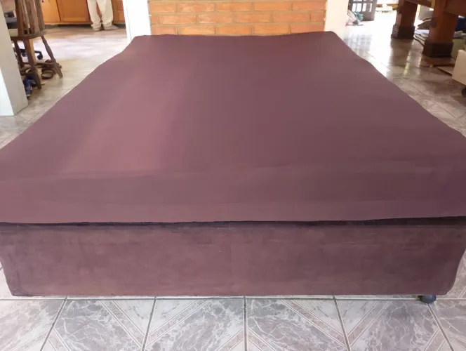 Cama box Casal Tabaco Top - Entregamos