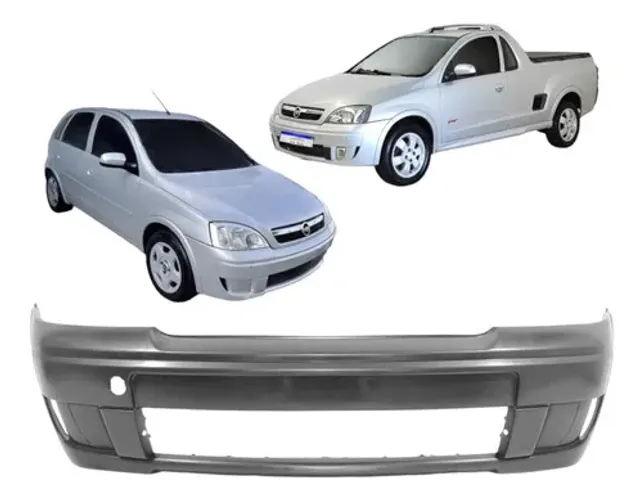 Parachoque Gm Corsa Montana Sport 2004 2005 2006 2007 A 2012 Preto