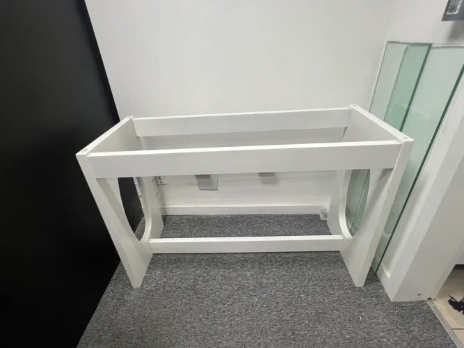 Vendo Base de Mesa e tampo de vidro retangular