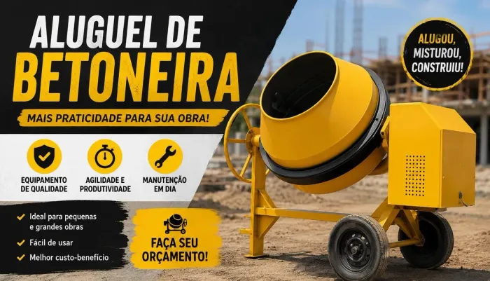 Aluguel de betoneira