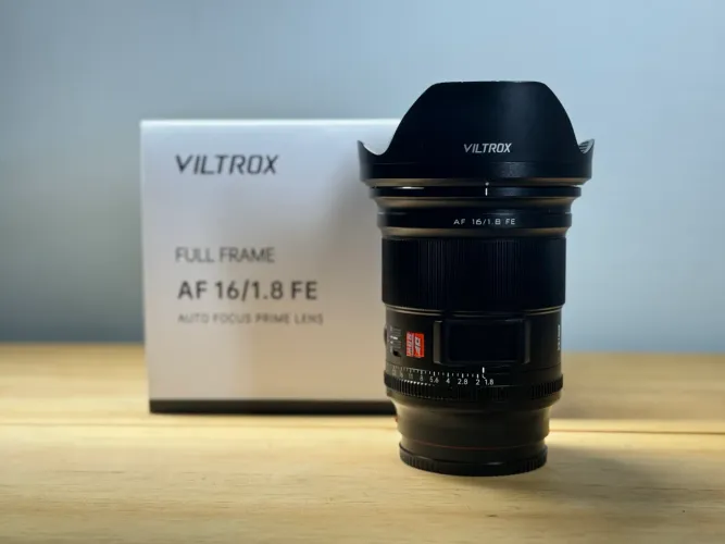 Lente Viltrox 16mm 1.8 Sony E mount Full Frame