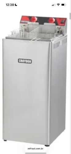 Fritadeira Elétrica Zona Fria de Óleo 15 Litros 8000 W FZ28 P 220v