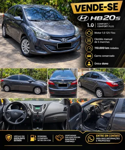 Hyundai HB20S C.plus/c.style1.0 Flex 12V Mec. 4P 2015
