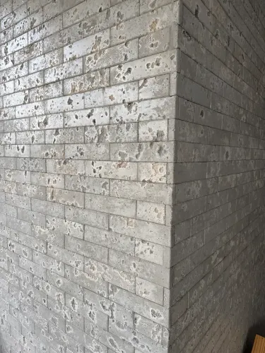 Revestimento tijolinho em concreto (12 m2)