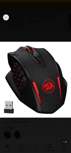 Mouse gamer redragon impact elite m913