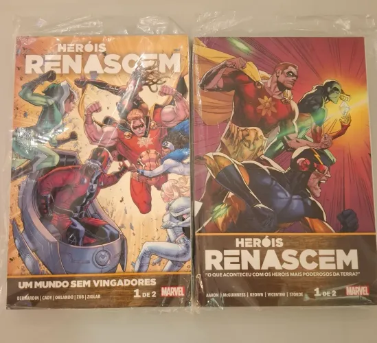 Herois renascem Panini 4 revistas