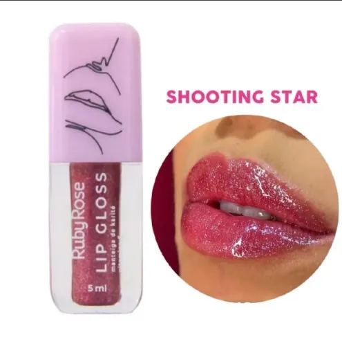 Batom Lip Gloss Shooting Star Ruby Rose