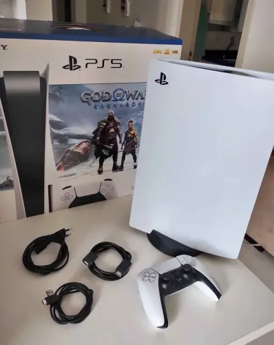 Ps5 com  caixa e nota
