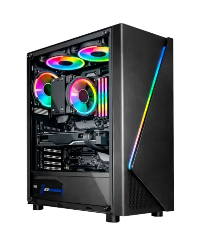Gabinete Gamer K-Mex Frontal RGB