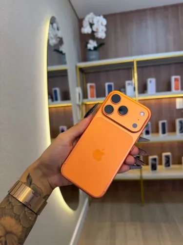 iPhone 17 Pro Titânio Laranja Garantia Apple