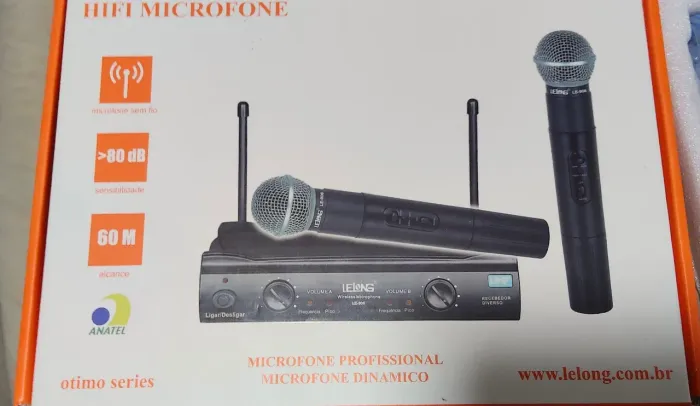 Vendo conjunto de Microfone semi profissional 