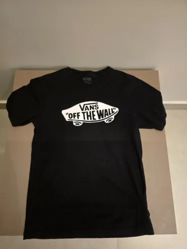 Camiseta Preta Vans Tamanho 12