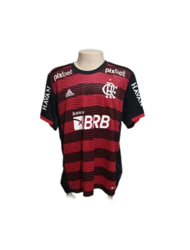 Camisa Flamengo RJ Adidas 2022 Gabigol Futebol Original