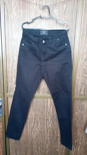 calça preta Brim algodão da vilejak 
