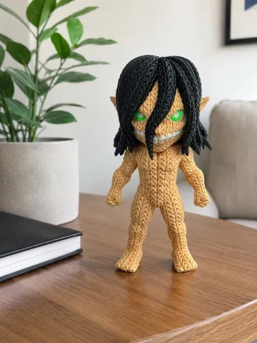 Action Figure Eren (V - Crochet)