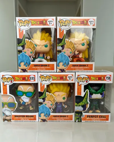 Funkos Pop Dragon Ball Z valor unitário