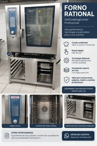 Forno combinado Rational 20 GNs