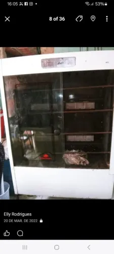 Máquina de frango a gás capacidade 20 frangos