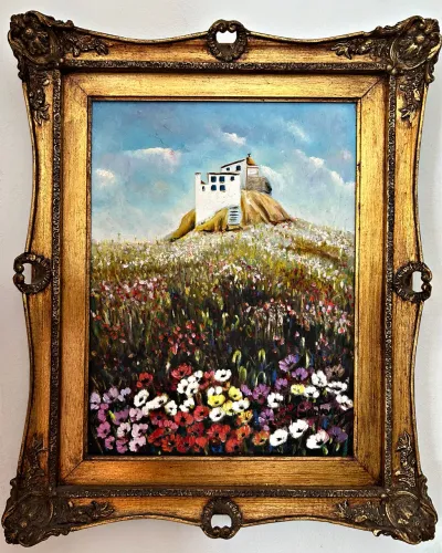 Convento Florido 40 x 30cm (Técnica O.S.T) 