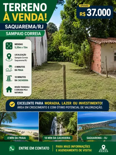 Imóvel para venda tem 80 metros quadrados em Sampaio Correia (Sampaio Correia) - Saquarema