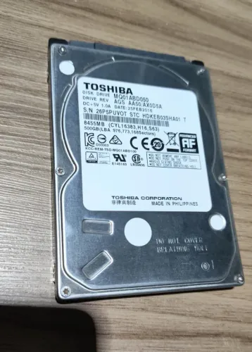 Hd 500Gb Toshiba MQ01ABD050
