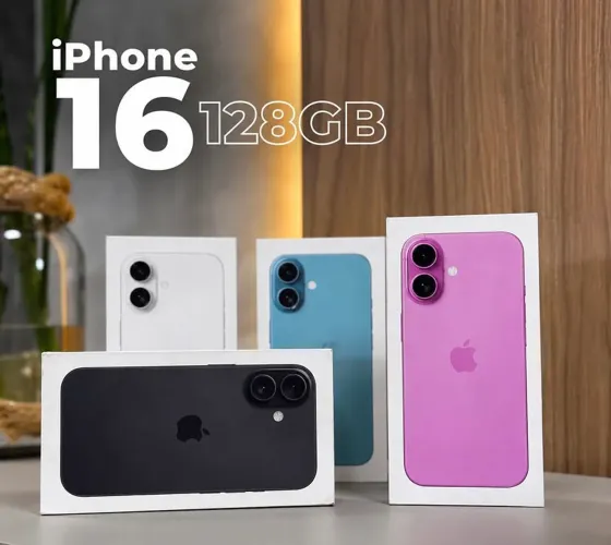 iPhone 16 128GB Lacrados 1 Ano de Garantia!