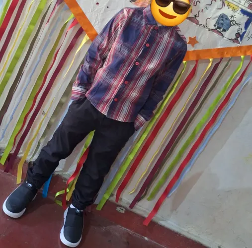 Camisa xadrez tamanho 6