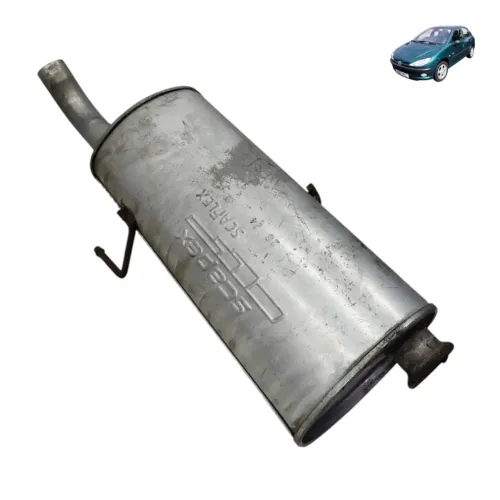Escapamento silencioso abafador Peugeot 206 2001 2002 2003