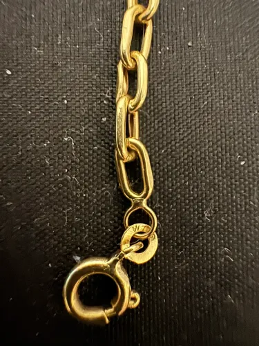 Corrente Malha Cartier Em Ouro 18k