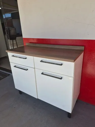 Balcão de cozinha Itatiaiai em aço 