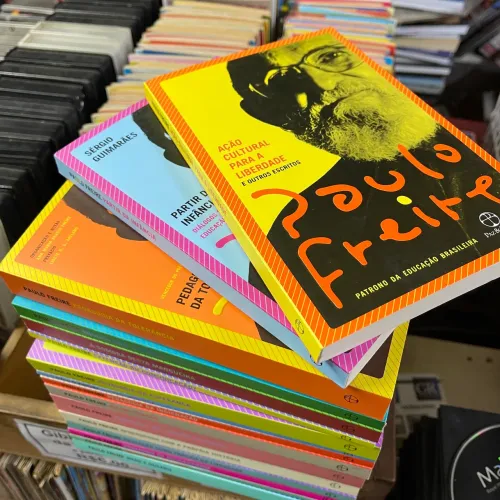 Coleção de livros Paulo Freire 16 volumes pedagogia editora planeta 