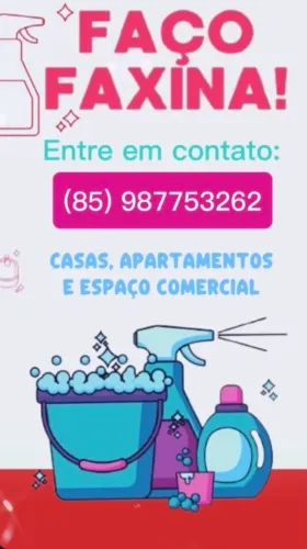 Faço faxina e sou babá e folguista 