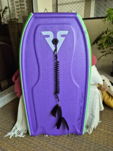 Prancha Semiprofissional Body Board com Straps Roxa