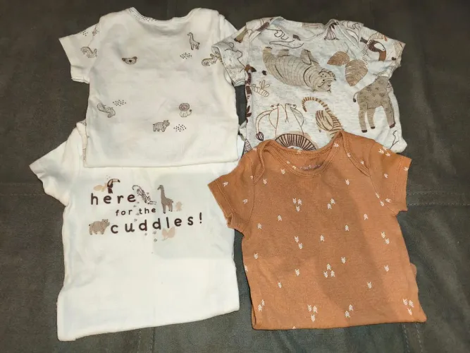 Carter's 3 meses com 4 peças manga curta