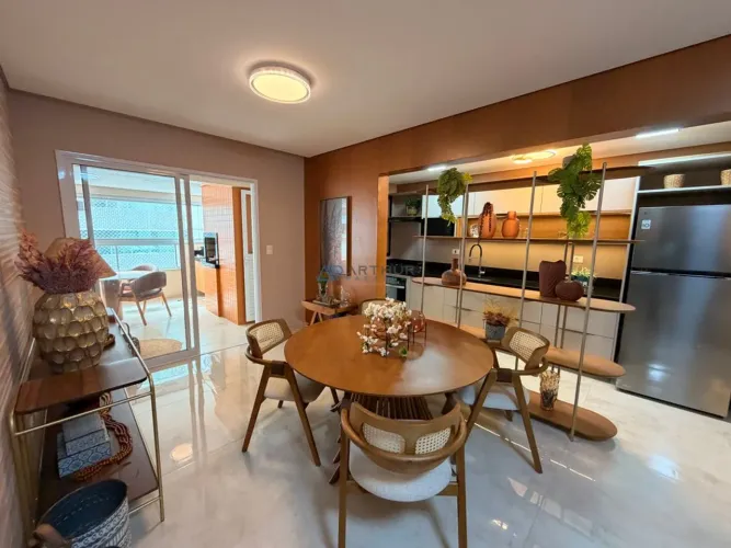 Apartamento para locação em Praia Grande no Caiçara, 3 quartos, 1 suíte, 117m²