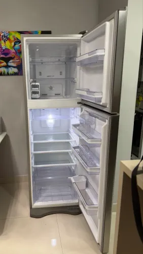 Geladeira Inox Duplex Electrolux Frost Free Duplex 402 litros 