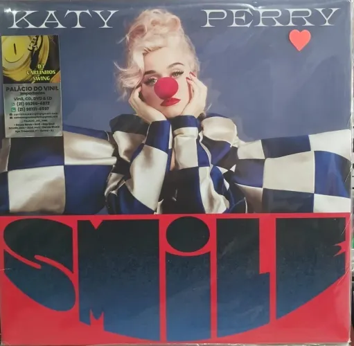 LP IMPORTADO KATY PERRY LACRADO - "SMILE" VINIL AMARELO