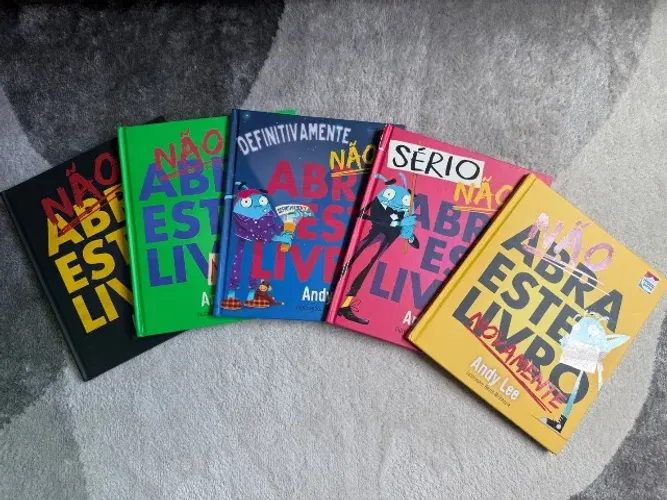 Coleção de livros infantis NÃO ABRA ESTE LIVRO
