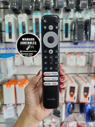Controle para TV TCl smart Android