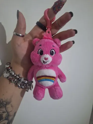 Chaveiro Ursinhos Carinhosos Cacau Show (Animadinha/Rosa)