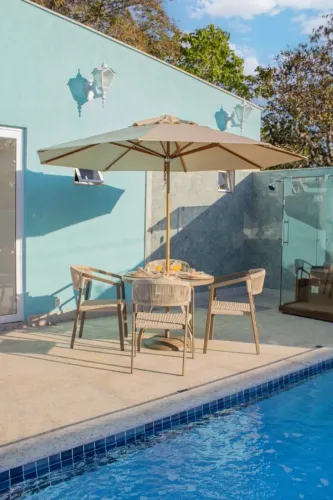 Kit Piscina área externa novo direto fábrica