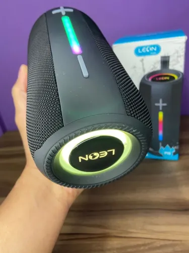 Caixa de Som Bluetooth Led RGB Leon Prime 30W YX-P10 an11