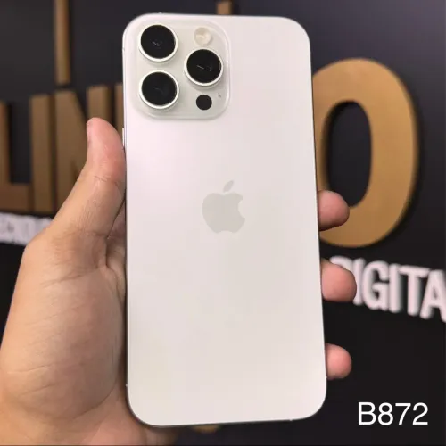 LOJA FÍSICA. IPHONE 16 PRO MAX 256GB BRANCO | TODO ORIGINAL IMPECÁVEL | RETIRE JÁ 