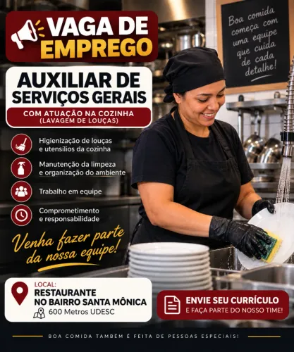 Auxiliar de Serviços Gerais