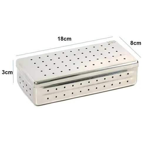 Estojo Aço Inox Odontológico NOVO