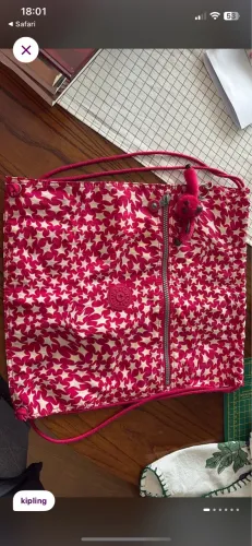 Mochila Kipling Rosa Estrelada