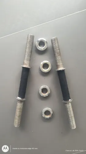 Barras de halteres 40cm